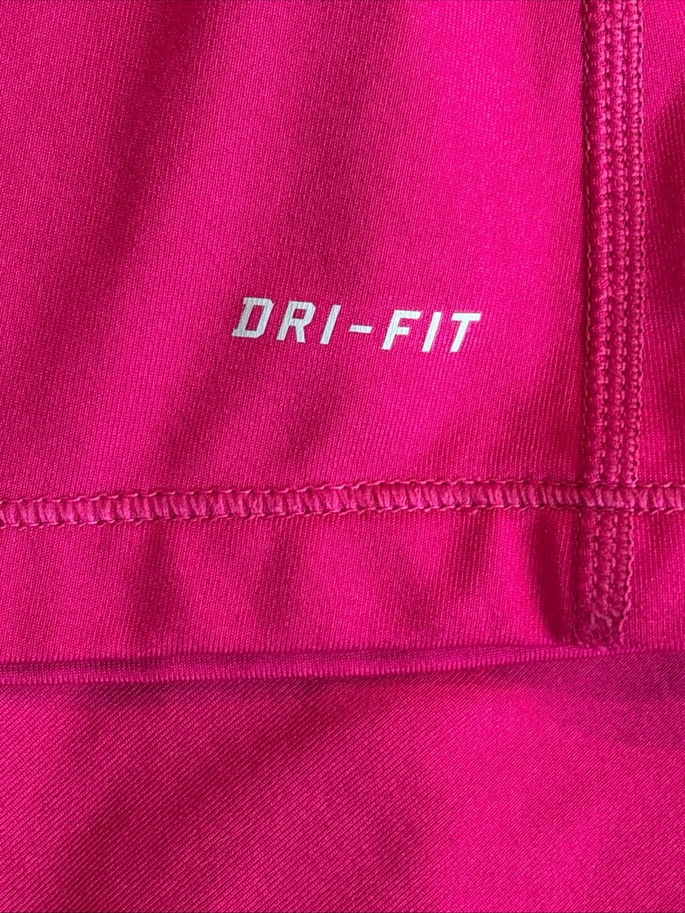 Nike Pro Women’s Dri-fit Quarter Zip Pullover Training Top Size Large Pink Run - Picture 9 of 11